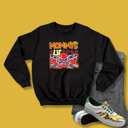 Mommy's Lil Rebel Colorful Sweatshirt