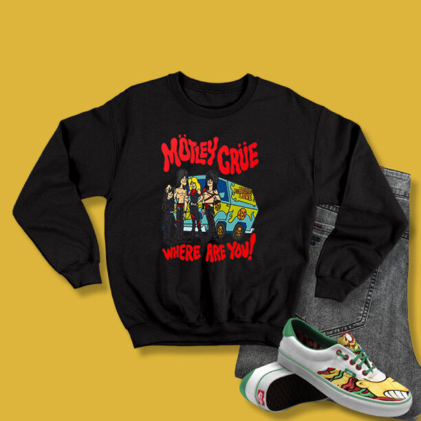 Motley Crue Scooby Doo Style Sweatshirt