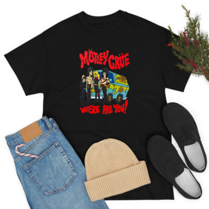 Motley Crue Scooby Doo Style T Shirt