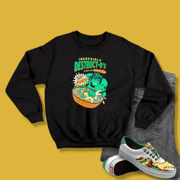 New Hulk Cereal Ad Sweatshirt