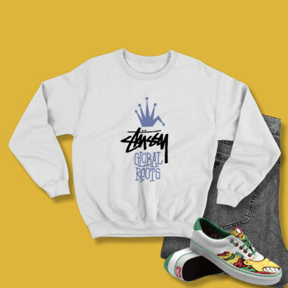 Official Stussy Global Roots 90S Idea Sweatshirt