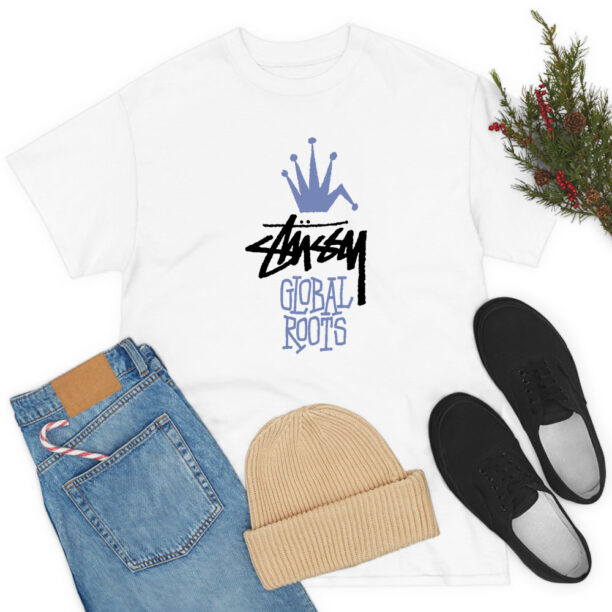 Official Stussy Global Roots 90S Idea T Shirt