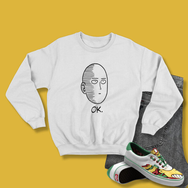 Ok Funny Face Custom Sweatshirt