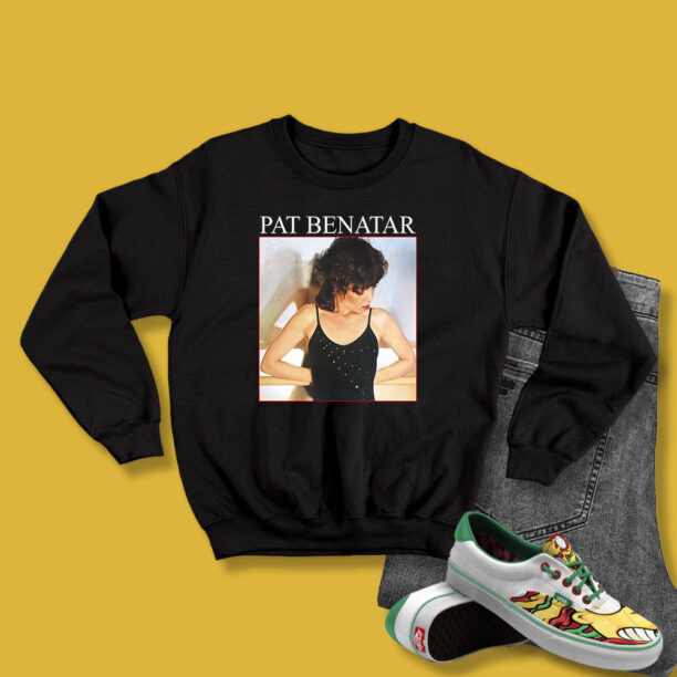 Pat Benatar Rockstar Cool 90s Rapper Sweatshirt