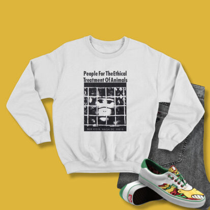 People For The Ethical Treatment Of Animals Vintage Sweatshirt