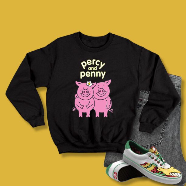 Percy Pig And Penny Funny Sweatshirt