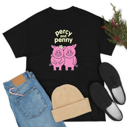 Percy Pig And Penny Funny T Shirt