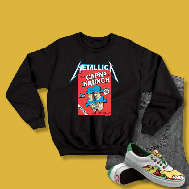 Pete Metallica The Cap’ns Of Krunch Sweatshirt