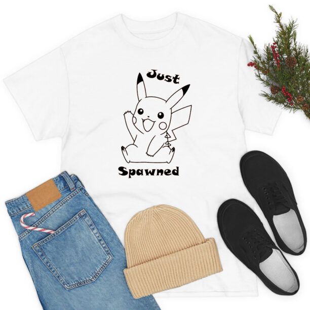 Pokemon PIkachu Just Spawned T Shirt