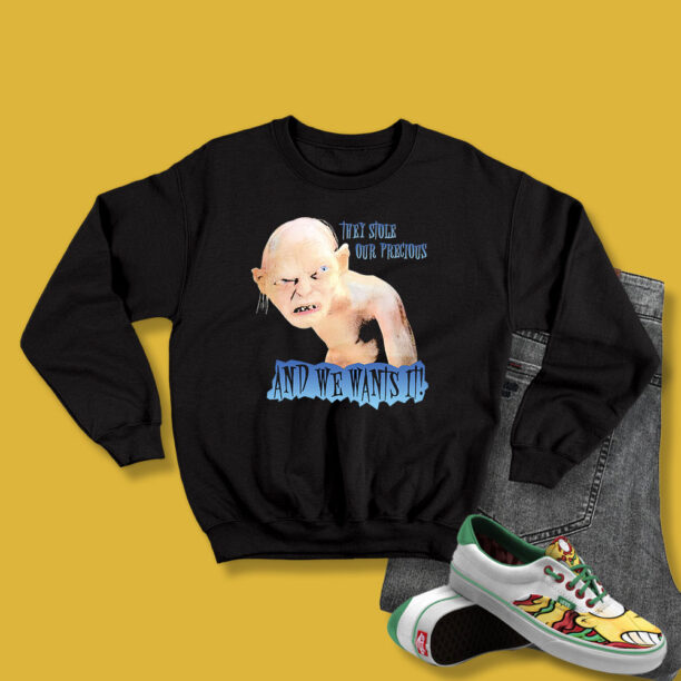 Post Malone The Lord Of The Rings Gollum Sweatshirt