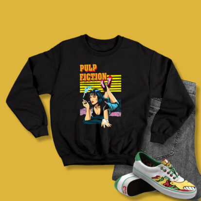 Pulp Fiction Uma Thurman Fashionable Sweatshirt