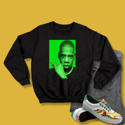 Rapper Jay Z Photo Shot Retro Sweatshirt