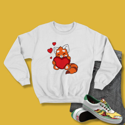 Red Panda Valentine's Day Sweatshirt