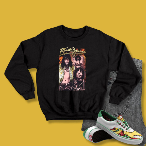 Rick James Singer Retro 80s Music Hip Hop Sweatshirt