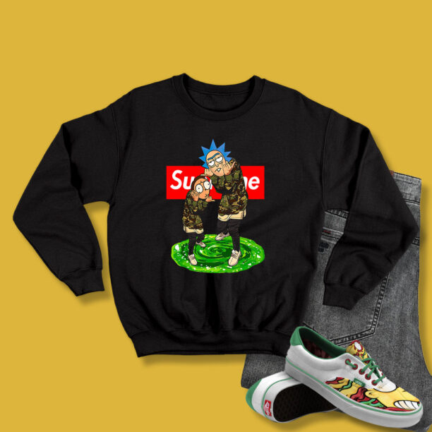 Rick Morty Supreme Thug Life Sweatshirt