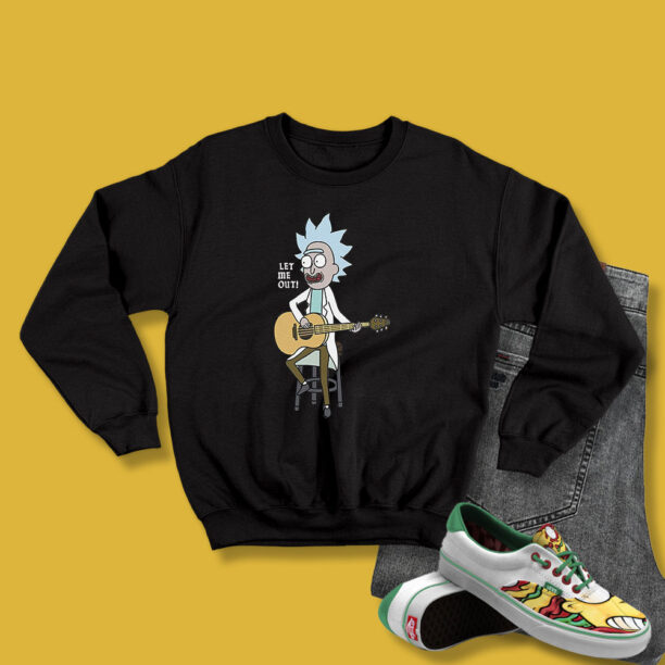 Rick and Morty Let Me Out Tiny Rick Sweatshirt