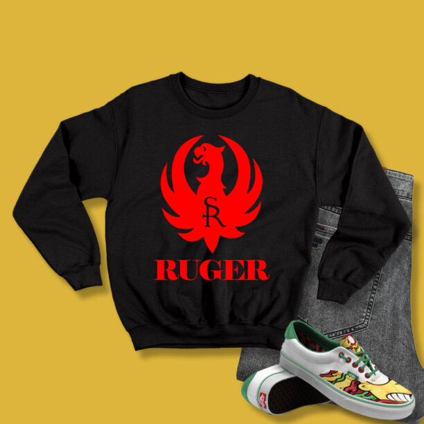 Ruger Pistols Riffle Firearms Logo Sweatshirt