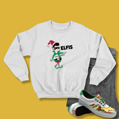 Santa Elfis Presley Sweatshirt