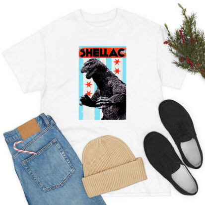 Shellac Godzilla Punk Rock Hardcore Metal T Shirt