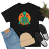 Skeleton I Love Halloween Pumpkin Heart T Shirt