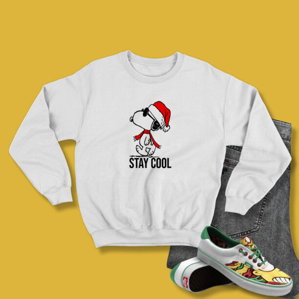 Snoopy Christmas Stay Cool B Sweatshirt