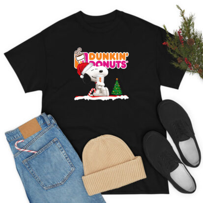 Snoopy Drink Dunkin Donuts Christmas T Shirt