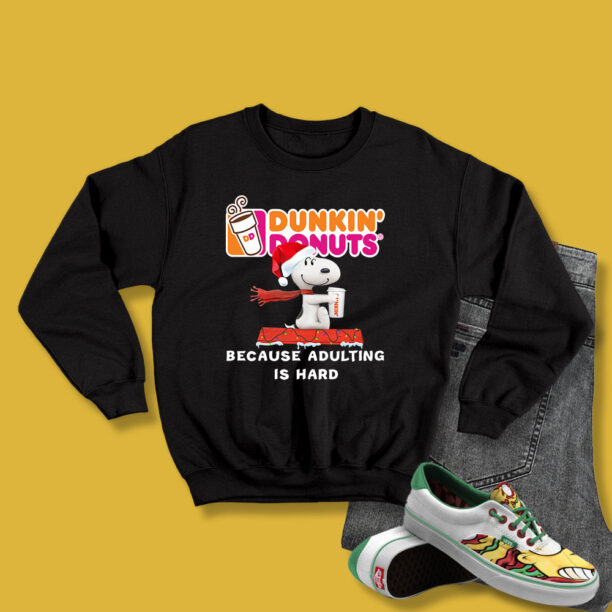 Snoopy Drink Dunkin Donuts Sweatshirt