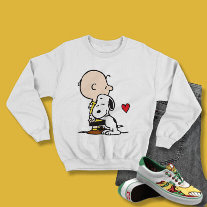 Snoopy Hug Charlie Brown Sweatshirt