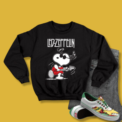 Snoopy Led Zeppelin History Sweatshirt