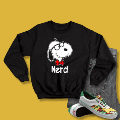 Snoopy Nerd Smart & Cool Snoopy Sweatshirt