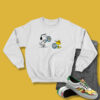 Snoopy andoodstock Tennis Sweatshirt