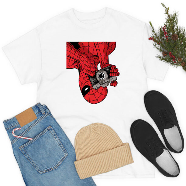 Spiderman Photographer Taking Your Picture T Shirt