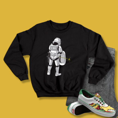 Starars Stormtrooper Peeing Sweatshirt