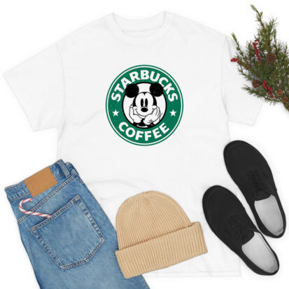 Starbucks Coffee Mickey Mouse Custom T Shirt