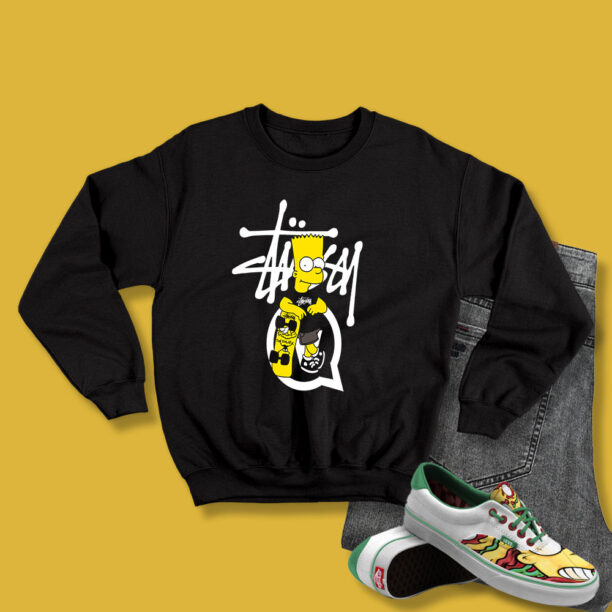 Stussy Bart Simpson Sweatshirt