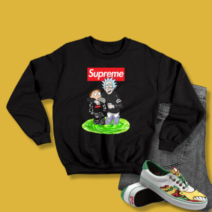 Supreme Style Rick And Morty Sweatshirt