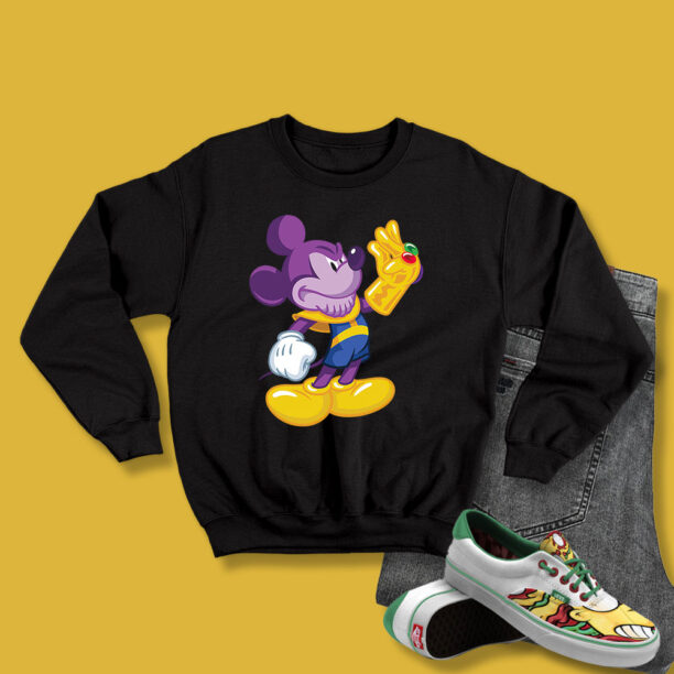 Thanos Mickey Mouse Sweatshirt