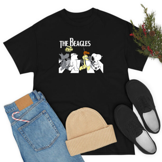 The Beagles Beatles Snoopy And Friends T Shirt