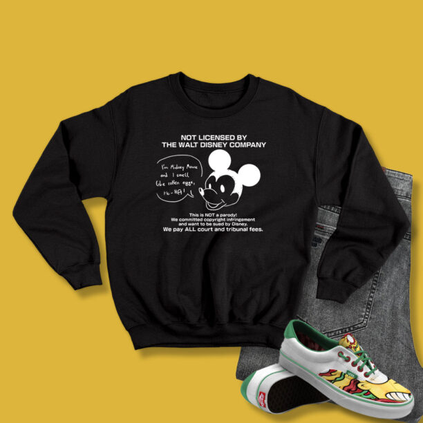 This Is Not parody Mickey Mouse Sweatshirt