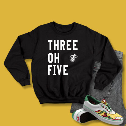 Three Oh Five Miami Black Sweatshirt