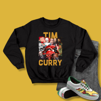 Tim Curry Horror Movies Mashup Hollywood Sweatshirt