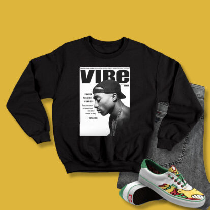 Tupac Shakur Vibe Magazine Cover Sweatshirt